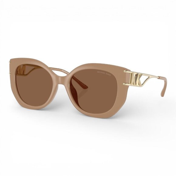 Michael Kors Accessories - Michael Kors Alicante Sunglasses MK2236U Camel Frame w/ Brown Solid Lens & Case